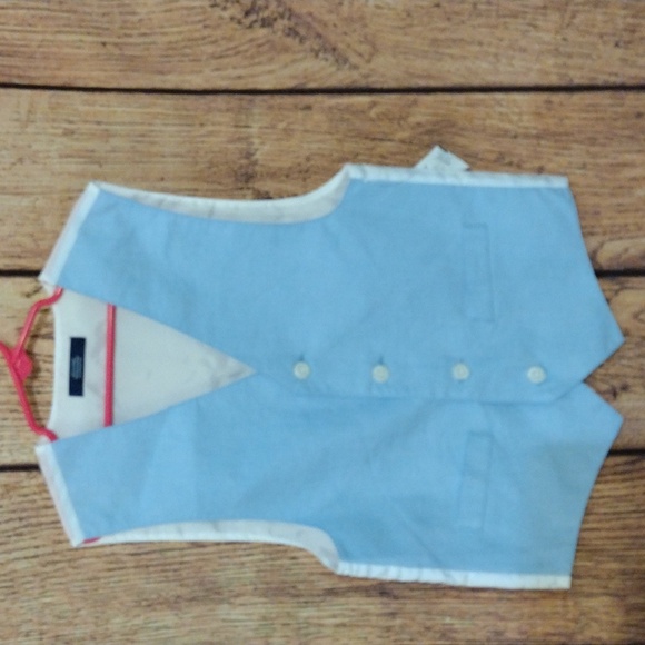💥NWOT Izod Boys Light Blue Vest - Picture 1 of 9